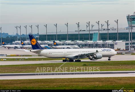 D Aihq Lufthansa Airbus A340 600 At Munich Photo Id 788451