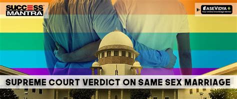 Same Sex Marriage Verdict By Supreme Court