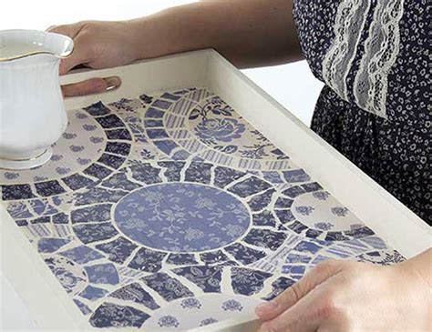 The overall effect intended is that of coming up with a still. How To Make: A paper mosaic tray