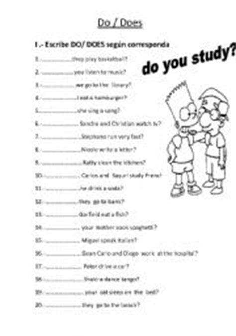 12 Best Images of Did I Do Good Worksheets - Patrick's Day, Do Does ...