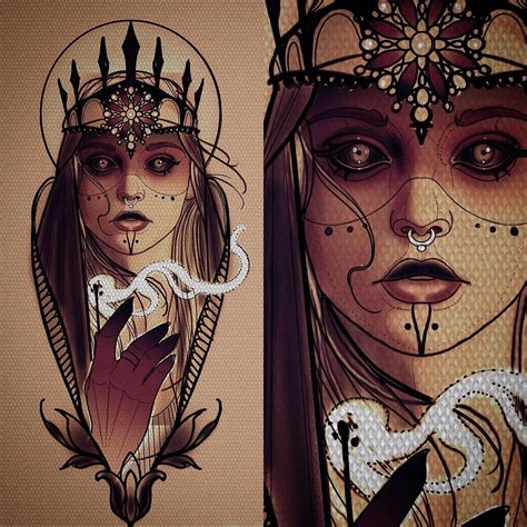Pin By Jetro On Lady Neo Traditional Tattoo Neo Tattoo Dark Art