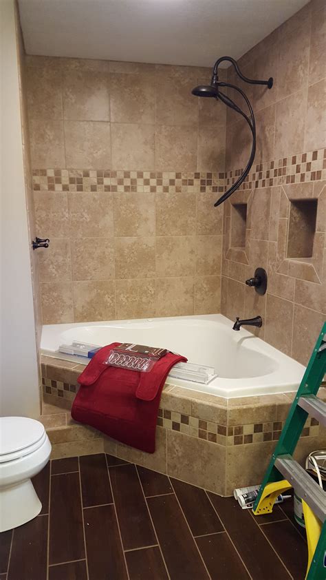 Corner Tub With Shower Shower Remodel Corner Tub Shower Combo