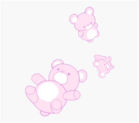 Bears Pink Cute Soft Aesthetic Pastel Kawaii Pastel Pink Cute Aesthetic Hd Png