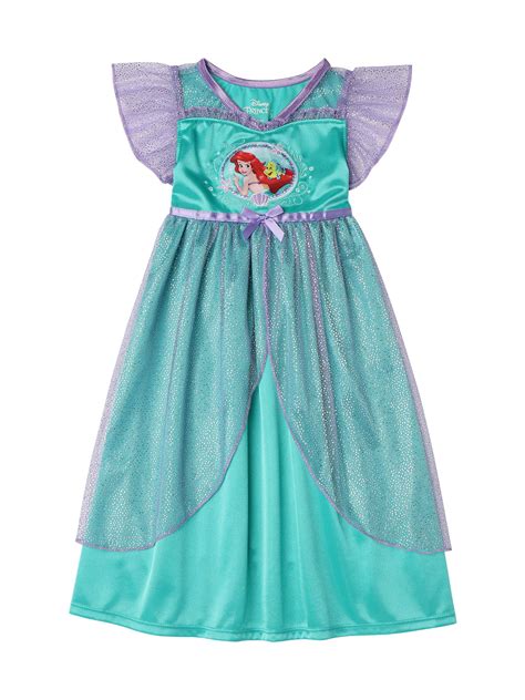 Disney Princess Toddler Girl Short Sleeve Fantasy Nightgown Pajamas