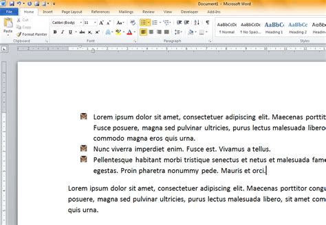 Creating Bespoke Bullet Points In A Word Document Va Pro Magazine