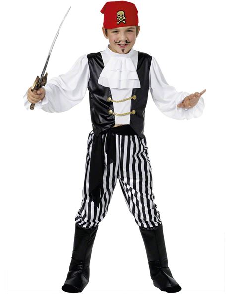 Pirate Captain Child Boys Halloween Book Week Costume Mens Fancy Dress