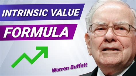 Warren Buffett Intrinsic Value Calculation Formula Youtube