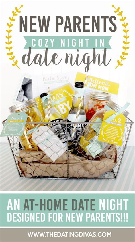Newborn baby gifts best funny newborn gift : New Parents Date Night | Date night gifts, Gifts for new ...