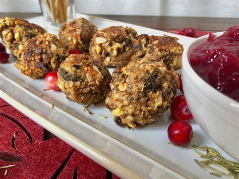 Walnut Sausage And Stuffing Balls A Great Way To Use Up Leftover