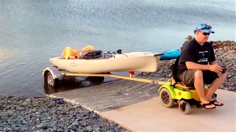 Rc Hobie Pa Pro Angler Kayak Trailer Youtube