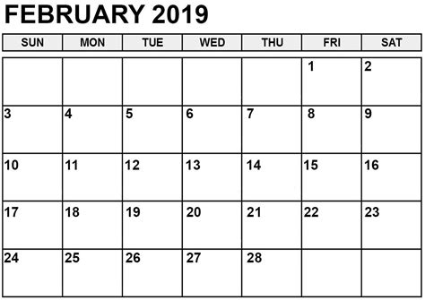 20 Excel Calendar 2019 Free Download Printable Calendar Templates ️