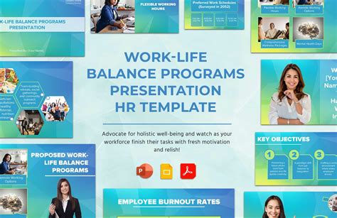 Work Life Balance Programs Presentation Hr Template Download In Pdf