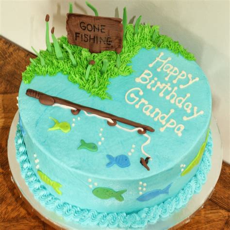 Fishing Theme Cake Ideas Wiki Cakes