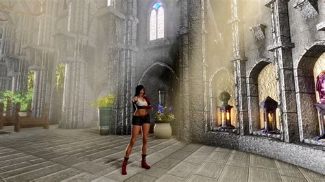 Yet Another Tifa Outfit 7base Bombshell At Skyrim Nexus Mods And