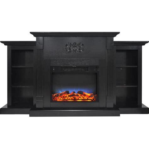 Electric fireplaces are a great alternative to traditional wood or gas fireplaces. Cambridge Sanoma 72 in. Electric Fireplace in Black Coffee ...