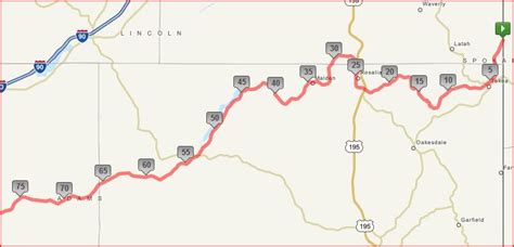 I 39 Mile Marker Map