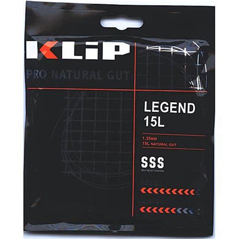 Klip Legend Natural Gut 15l Tennis String Tennis Strings Midwest