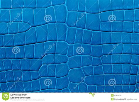 Closeup Of Seamless Blue Leather Texture Stock Image