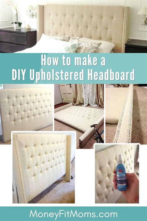 How To Diy Upholstered Headboard With Tufted Buttons Save Money Diy