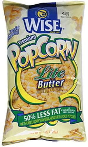 Wise Lite Butter Premium Popcorn 425 Oz Nutrition Information Innit