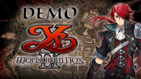 Ys IX Monstrum Nox Demo YouTube