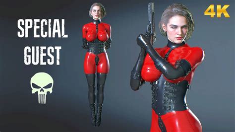 Resident Evil 3 Jill Valentine BDSM Corset Red 4K DrSlumpX YouTube