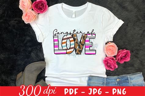 Gangster Of Love Png Valentine Png Graphic By Craftlabsvg · Creative