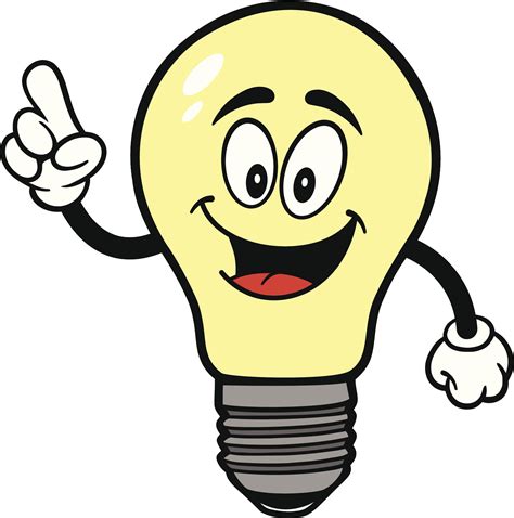 Happy Yellow Idea Light Bulb Emoji Cartoon Vinyl Decal Sticker