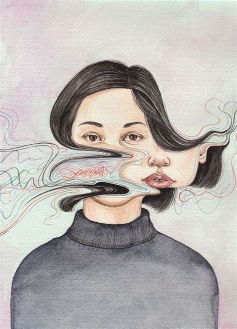 A earlier version of the story had a group of geisha girl/henchmen that were called the fujitas! Deconstructed Portraits by Henrietta Harris | Face, Create ...
