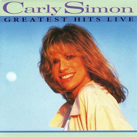 Personalities Carly Simon Greatest Hits Live Lp Was Sold For R3000