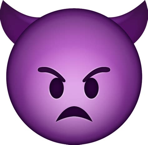 Download Mad Devil Iphone Emoji Icon In  And Ai Emoji Island