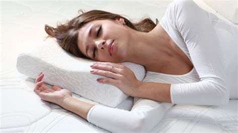 Closed Eyes Long Hair Lips Sleeping Model Women Pillow Brunette In Bed Rings Hd