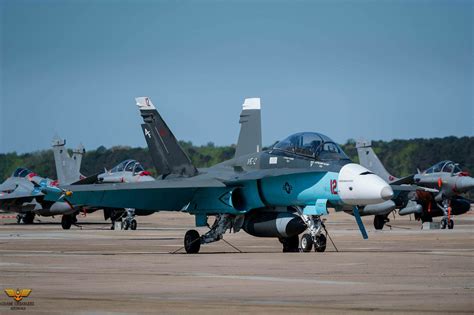 Fa 18 Hornet Aggressor Vfc 12 With Greylight Blue Camouflage Nas