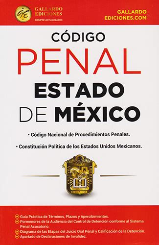 Librería Morelos Codigo Penal Del Estado De Mexico 2023 Codigo
