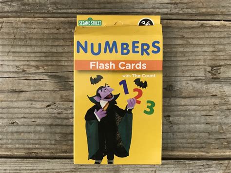 Numbers With The Count Sesame Street Flashcards By Kappa Books 620001