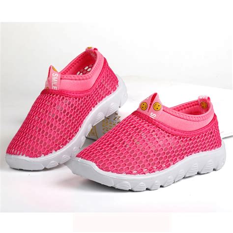 Summer Breathable Children Shoes Boys Girls Shoes Fashion Cut Outs Kids