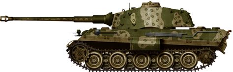 King Tiger Unknown Unit Ambush Camouflage Pattern Germany April