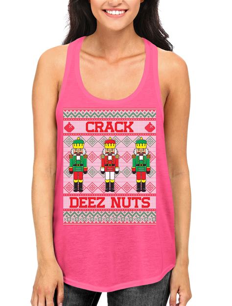 Crack Deez Nuts Nutcracker Ugly Christmas Sweater Holiday T Etsy