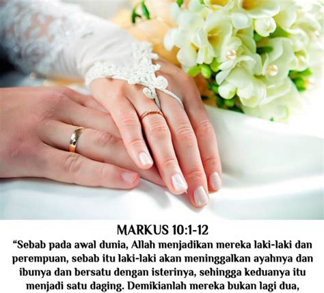 Ayat Alkitab Pernikahan Kristen Gambaran