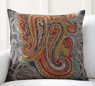 Invitations to free decorating classes and events. Houston Paisley Pillow Cover | Pottery Barn