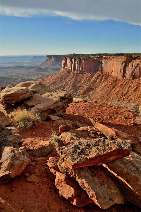 Orange Cliffs Overlook In Canyonlands Photograph By Ray Mathis Fine