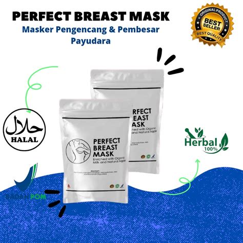 jual perfect breast mask pembesar dan pengencang payudara solusi payudara kendor shopee indonesia