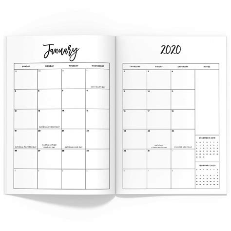 Free printables are free downloadable files that are commonly printed on paper on a home printer. Effective 5.5 X 8.5 Inch Calendar | Get Your Calendar ...