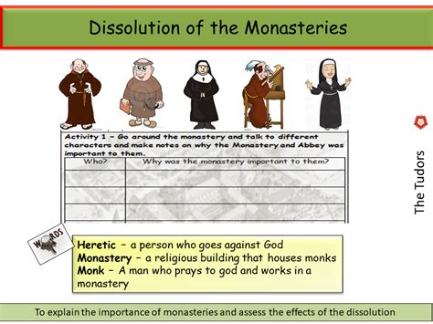 Dissolution Of The Monasteries Teaching Resources