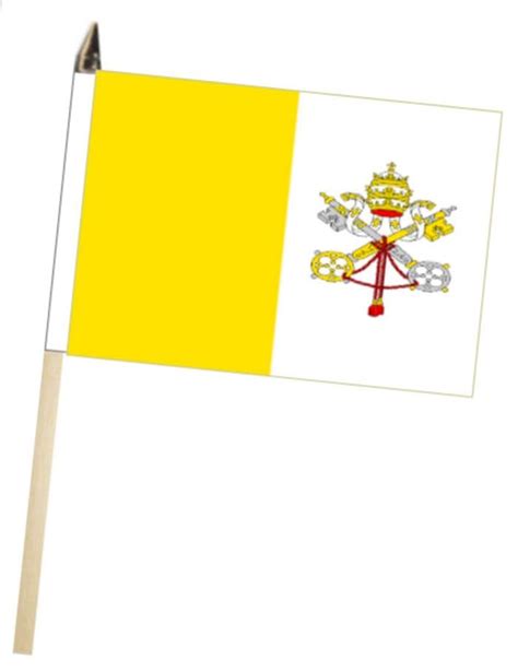 Roman Catholic Church Large Hand Waving Flag