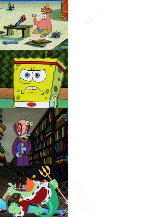 Spongebob Strength Four Panel Memes Imgflip