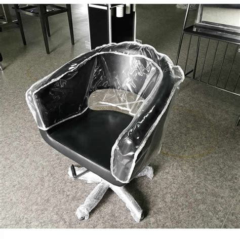 Round chair cover/bar stool cover elastic seat cover home chair cushion cover. Salon Chair Back Cover - Clear Cover for Salon Chairs
