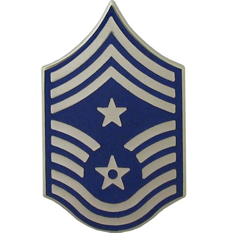 Air Force Command Chief Master Sergeant Ccm Metal Pin On Rank
