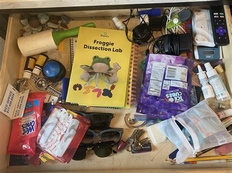 turns out my junk drawer is 100 junk such pretty faces