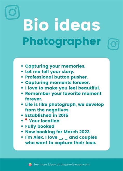 150 Ultimate Instagram Bio Concepts Examples And Templates Daily